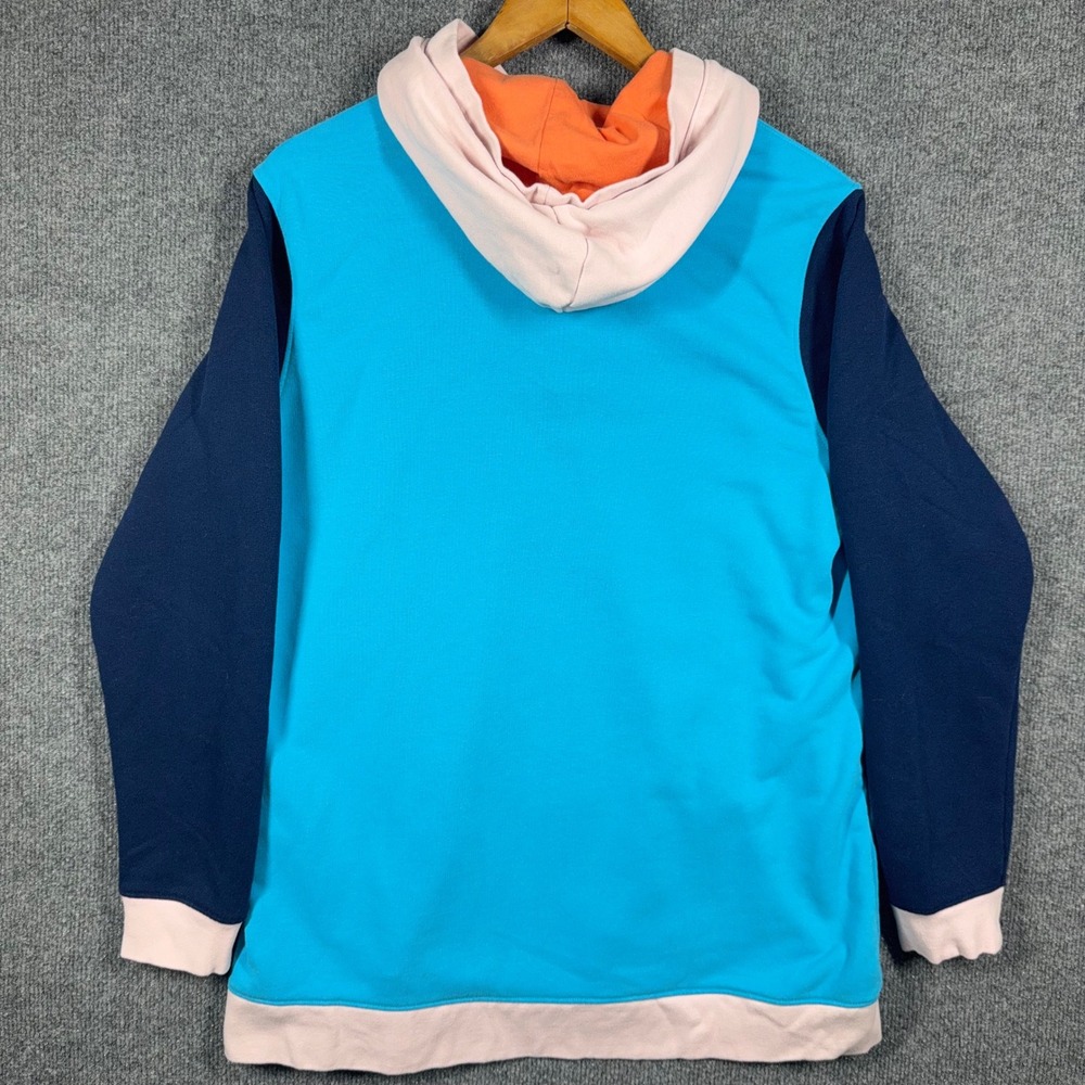 Lands End Hoodie Unisex Youth Large 14-16 Color Block Retro - Picture 4 of 7